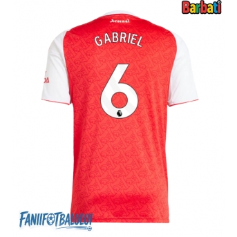 Arsenal Gabriel Magalhaes #6 Tricou Fotbal Replică 2025-26 Barbati Acasa